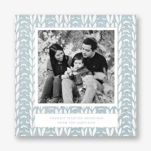 Stitch in Time Holiday Photo Card