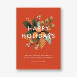 Orange Cluster Holiday Card