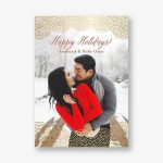 Scallop Dots Holiday Photo Card