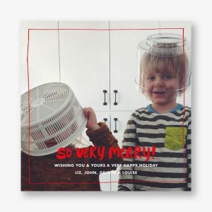 So Very Merry Photo Card