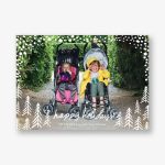 Pollenpine Snow Holiday Photo Card