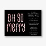 Oh So Merry Holiday Party Invitation