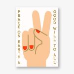 Peace Sign Card