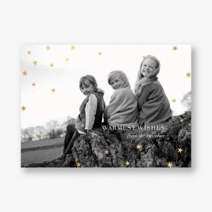 Nightly Warm Wishes Foil Photo Card