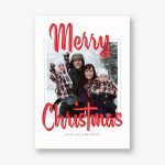 Retro Holidays Photo Card