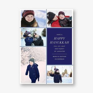 Quint Hanukkah Holiday Photo Card