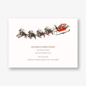 Reindeer Ride Photo Card
