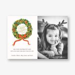 Wintergreen Wreath Photo Card