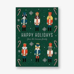 Nutcracker Dogs Holiday Card