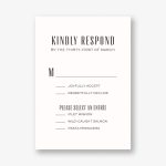 Nouveau Tulips Response Card