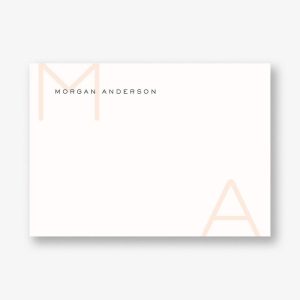 Large Initials Stationery