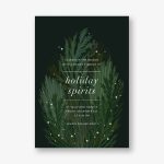 Wild Winter Bouquet Invitation