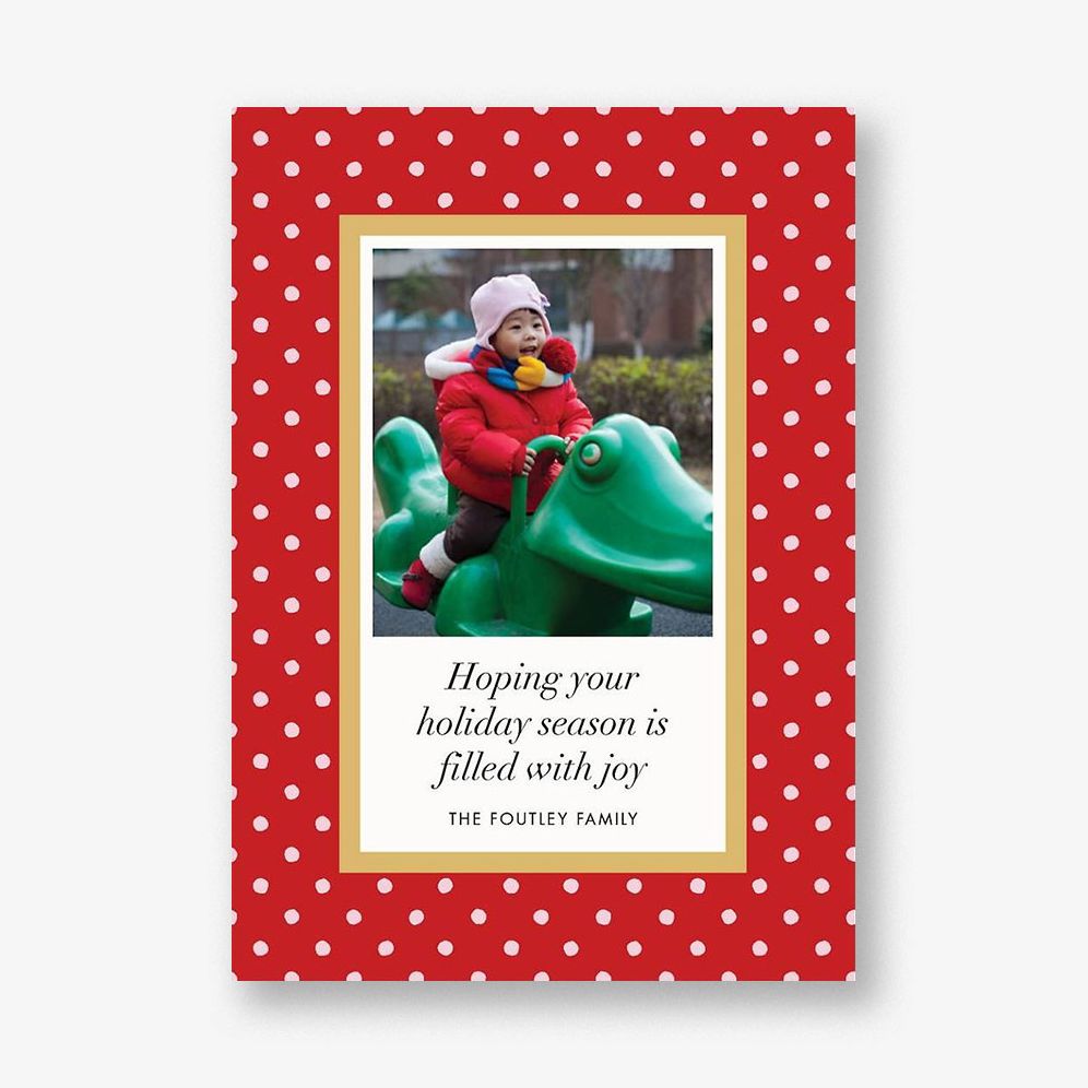 Perfect Spots Holiday Photo Card