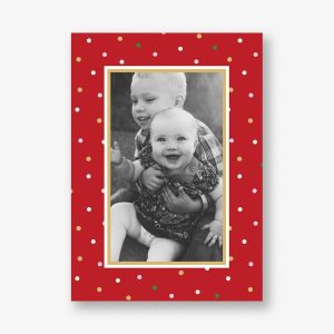 Wrapping Paper Holiday Photo Card