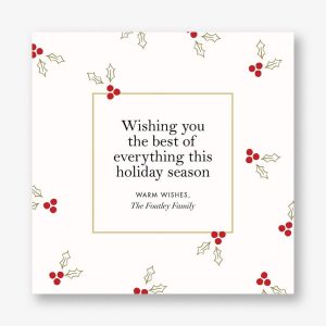 Golden Berries Holiday Card