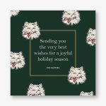 Ribbon Kitten Holiday Card