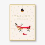 Santa's Slumber Holiday Card