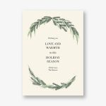 Greenery Frame Holiday Card