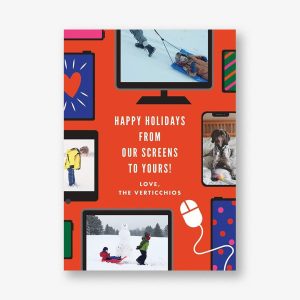 Digital Love Holiday Photo Card