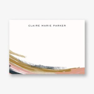 Abstract Brushstrokes Stationery