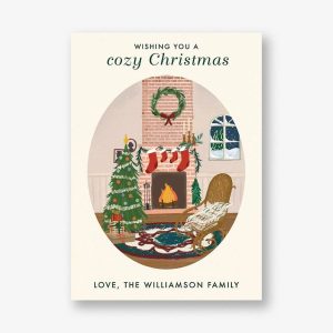 Cozy Christmas Holiday Card