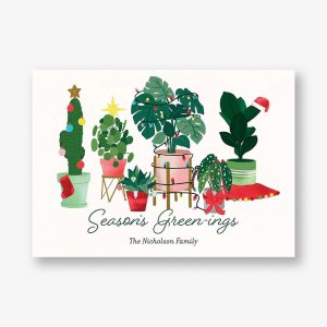 Seasons Greenings Holiday Card
