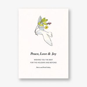 Peaceful Dove Holiday Card