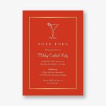 Yule Fuel Foil Party Invitation