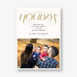 All Curled Up Holiday Photo Card