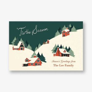 Cozy Cabins Postcard