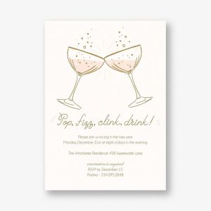 Pop Fizz Clink Drink Party Invitation