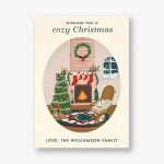 Cozy Christmas Holiday Greeting Card