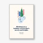Tree Skate Holiday Card