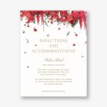 Cascading Florals Information Card