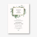 Thirlmere Wedding Invitation