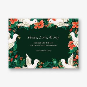Peace Doves Holiday Card