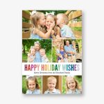 Rainbow 6 Holiday Multi-Photo Card