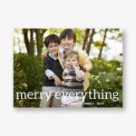 Merry Everything Simple Holiday Photo Card