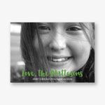 Bonjour Love Holiday Photo Card