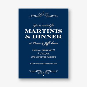 Vintage Marquis Color Party Invitation