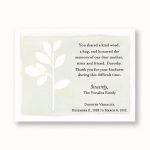 Soft Leaf Sympathy Card