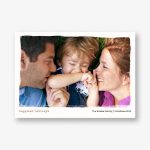 Paint Border Horizontal Holiday Photo Card