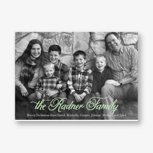 Melany Lane Holiday Photo Card Horizontal