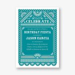 Fiesta Flag Birthday Party Invitation