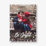 Joyful Snow Holiday Photo Card