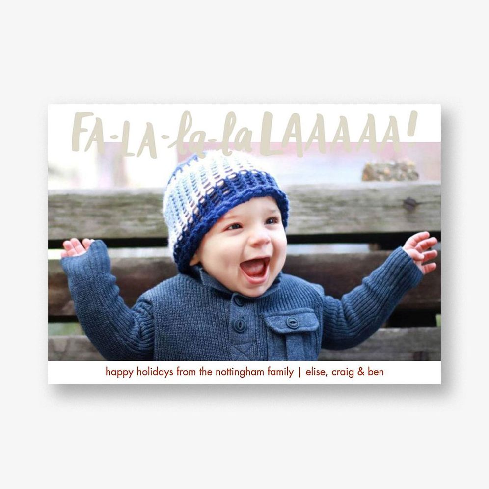 Fa La La Holiday Photo Card