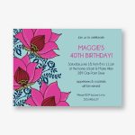 Lotus Flower Party Invitation
