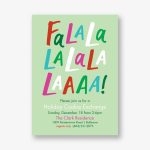 Fa-la-la Holiday Party Invitation