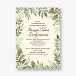 Watercolor Garden Bridal Shower Invitation