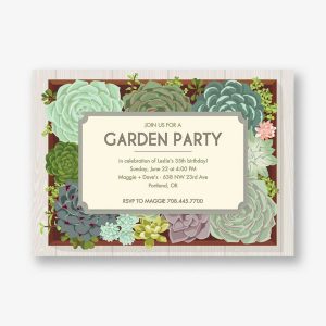 Garden Party Invitation